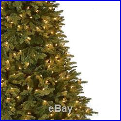 7.5 ft. Pre-Lit Spring Hill PE/PVC Artificial Christmas Quick Set EZ Store Tree