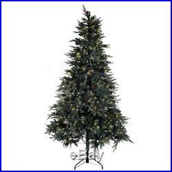 7.5 ft Pre-lit Artificial Christmas Tree with750 LED Lights & Stand Holiday Season