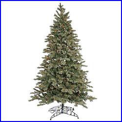 7.5′ ft x 52 Blue Balsam Fir Artificial Christmas Holiday Tree withColor Lights