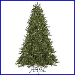 7.5′x55 Ontario Spruce Artificial Holiday Christmas Tree with Multi-Color Lights