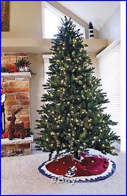 7.5′ x 54 Ashford Medium Artificial Holiday Christmas Tree with650 Clear Lights