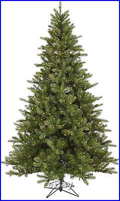 7.5′ x 56 Green Artificial King Spruce Holiday & Christmas Tree withLights