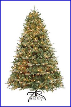 7.5' x 58 Balsam Fir Artificial Holiday & Christmas Tree withClear Lights & Stand