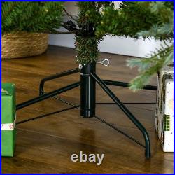 7.5ft Artificial Wide Christmas Tree Holiday Décor with Easy-to-Shape Branches