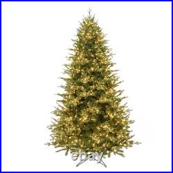 7.5ft New Kensington Pine Pre-lit Artificial Christmas Tree with LED Lights-Sale
