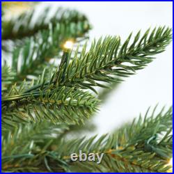 7.5ft New Kensington Pine Pre-lit Artificial Christmas Tree with LED Lights-Sale