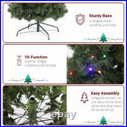 7.5ft Pencil Shape Automatic Tree Structure PVC Material