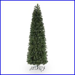 7.5ft Pencil Shape Automatic Tree Structure PVC Material