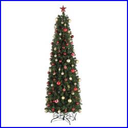 7.5ft Pencil Shape Automatic Tree Structure PVC Material