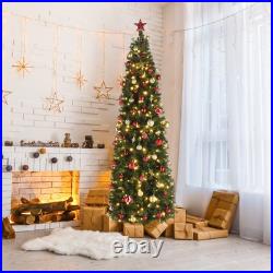 7.5ft Pencil Shape Automatic Tree Structure PVC Material