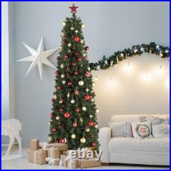 7.5ft Pencil Shape Automatic Tree Structure PVC Material