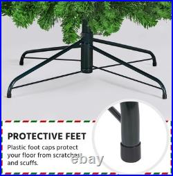 7.5ft Pre-lit Artificial Christmas Tree with Incandescent Warm White Light