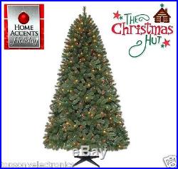 7.5ft Wesley Spruce Quick-Setup Artificial Christmas Tree 650 Multi-Color Lights