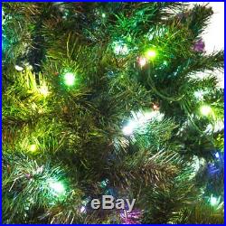 7/ 6 ft Christmas Holidays Fiber Tree 350 LED Lights Pre Lit Indoor Outdoor Tall