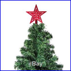 7/ 6 ft Christmas Holidays Fiber Tree 350 LED Lights Pre Lit Indoor Outdoor Tall