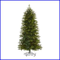 7′ Belgium Fir Natural-Look Artificial Christmas Tree with Bendable Branches
