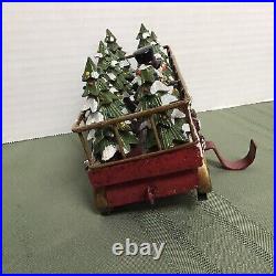 7 Christmas Express Stocking Hanger Car with Christmas Trees Home Accents Holiday