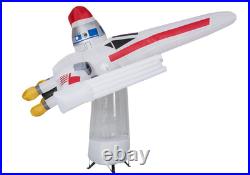 7′ Christmas Light Inflatable Disney Star Wars R2D2 In X-Wing Fighter Scene Yard