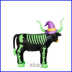 7 FT Skeleton Longhorn Halloween Inflatable LED Lighted Outdoor Yard Decor 7 FT Skeleton Longhorn Halloween Inflatable LED Lighted Outdoor Yard Decor