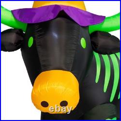 7 FT Skeleton Longhorn Halloween Inflatable LED Lighted Outdoor Yard Decor 7 FT Skeleton Longhorn Halloween Inflatable LED Lighted Outdoor Yard Decor