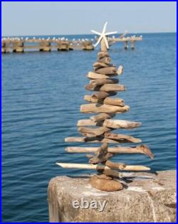 7 Feet Tall Driftwood Christmas Tree Beach house, Boho Holiday, Wedding Decor