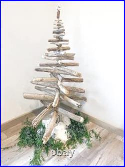 7 Feet Tall Driftwood Christmas Tree Beach house, Boho Holiday, Wedding Decor