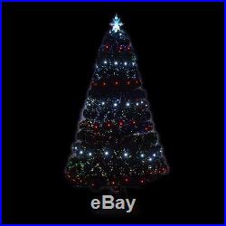 7 Foot Artificial Christmas Tree Indoor LED Lights PVC Xmas Decoration Green