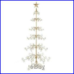 7 Foot Metal Ornament Tree Christmas Holiday Decorations Collectibles Display