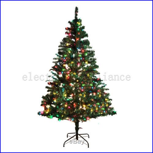 7-Foot Pre-Lit Artificial Christmas Tree with 400 Clear Lights