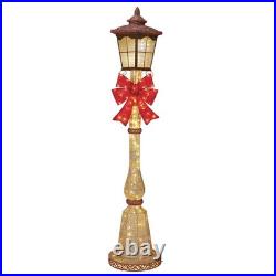 7 Ft Christmas Post With 150 Led Lights 1739853 Distressed Pkg