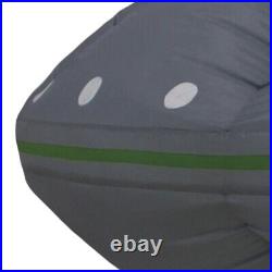 7' Inflatable Spooky Alien UFO with Inferno LED Tractor Beam Yard Halloween Decor