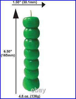 7 Knobs Green Figure 7 Candle Wicca Pagan Spell Hoodoo