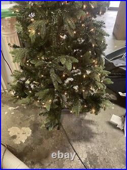 7' Pre-Lit Slim Balsam Fir Artificial Christmas Tree Clear Lights by Philips
