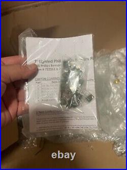 7' Pre-Lit Slim Balsam Fir Artificial Christmas Tree Clear Lights by Philips