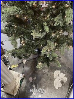 7' Pre-Lit Slim Balsam Fir Artificial Christmas Tree Clear Lights by Philips