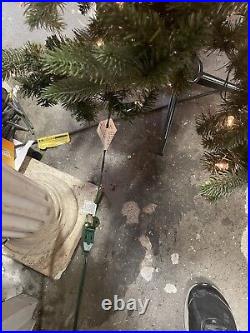 7' Pre-Lit Slim Balsam Fir Artificial Christmas Tree Clear Lights by Philips