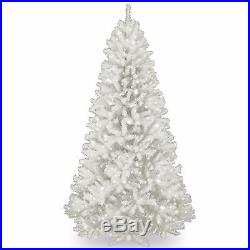 7' White Christmas Tree with 550 Clear Lights Indoor Outdoor Home Decoration New