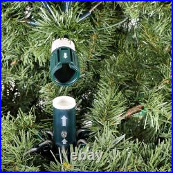 7-ft Balsam Fir Pre-lit Artificial Christmas Tree with Color Changing LED Lights