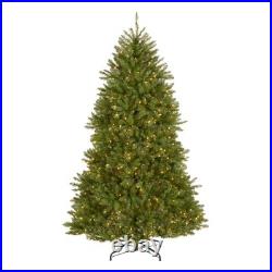 7 ft Pre-Lit Dunhill Fir Full Artificial Christmas Tree, 700 Warm White LED L