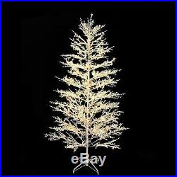 7 ft. Pre-Lit Led White Berry Artificial Christmas Tree with 500 Warm White