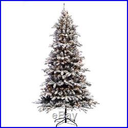 7 ½ ft Pre-lit Flocked Bennington Fir Artificial Christmas Tree 400 UL listed