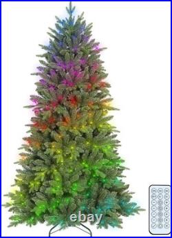 7 ft Prelit Smart Artificial Christmas Tree with 340 Multi-Color RGB LED Lights
