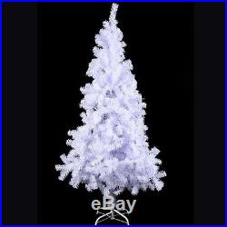 7 ft White Artificial PVC Christmas Tree Large Xmas Decoration Indoor Outdoor