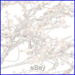 7 ft. White Winterberry Branch Tree LED Lights Christmas Artificial Outdoor