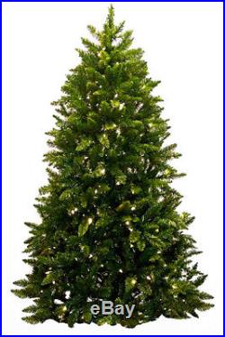 7′ x 50 Pre-Lit Warm White LED Lights Christmas Pine Tree