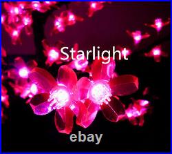 7ft 1,248pcs LEDs Cherry Blossom Tree Christmas Tree Night Light Pink Color