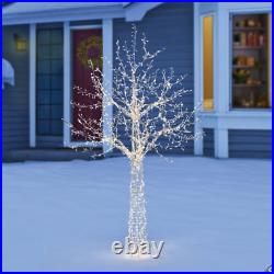7ft (2.1 m) Christmas Twinkle Tree Of Lights With 1,600 Warm White LED Lights E
