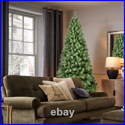 7ft PVC Christmas Tree with400 UL Lights, Metal Stand Artificial Holiday Xmas Tree