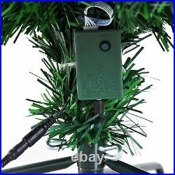 7ft Pre-Lit Fiber Optic Artificial Christmas Tree Led Lights Decorations