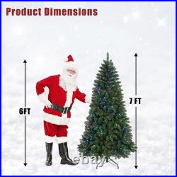 7ft Prelit Artificial Christmas Tree & App-Controlled Multi-Color 400LRGB lights 7ft Prelit Artificial Christmas Tree & App-Controlled Multi-Color 400LRGB lights
